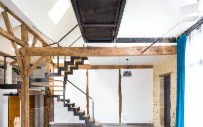 Escalier à crémaillère avec palier balancé – Tarbes (65)