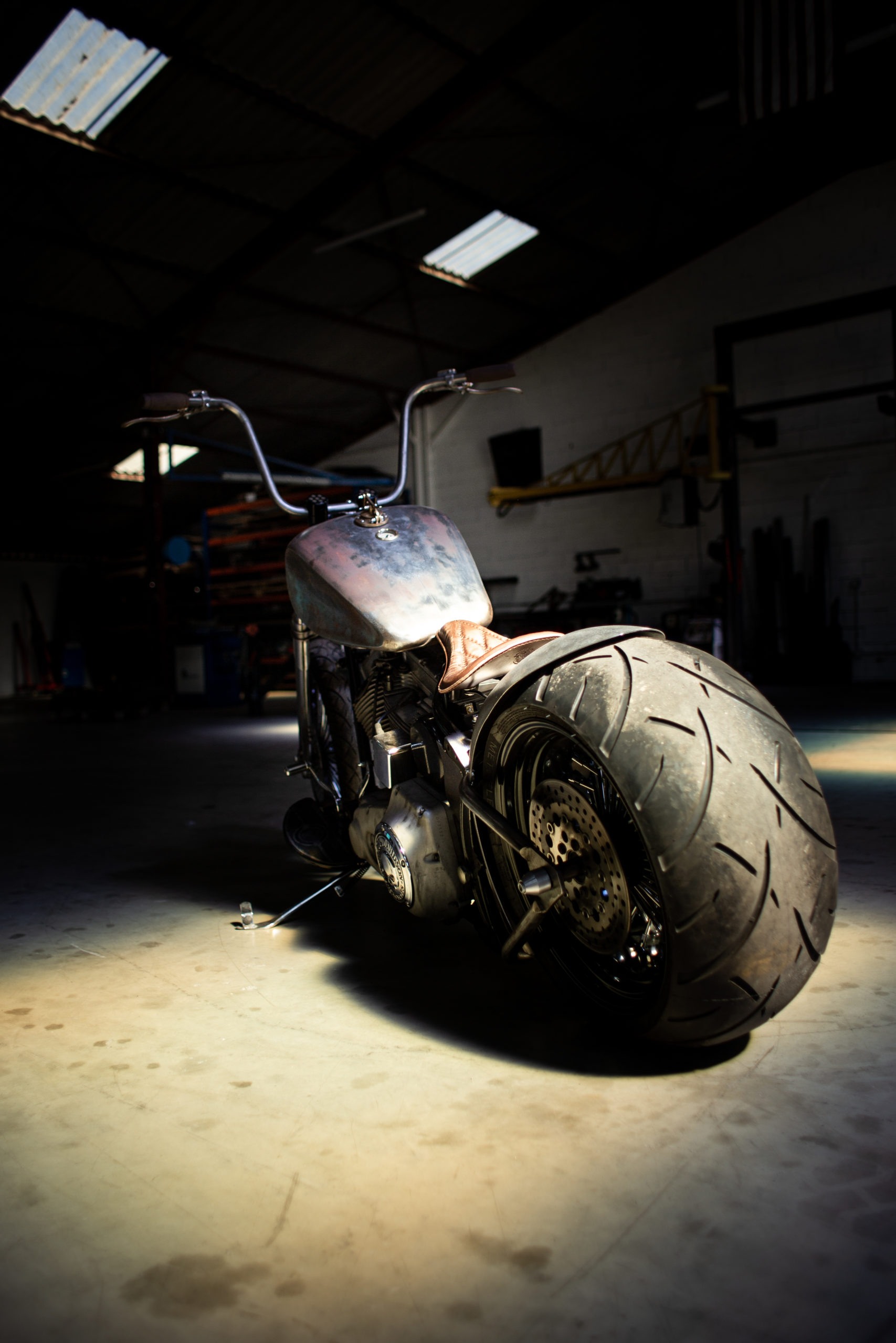 Rénovation moto de collection - Harley Softail