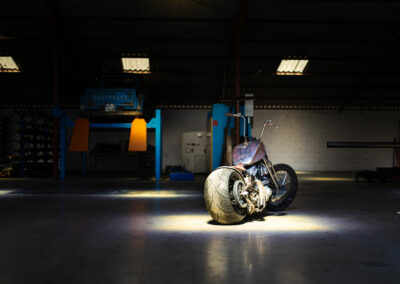 Rénovation moto de collection - Harley Softail