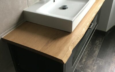 Meubles salle de bain en acier sur-mesure – Tarbes (65)