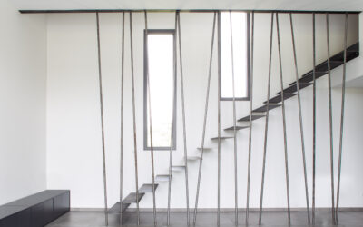 Escalier suspendu et garde-corps style Bambou – Tarbes (65)