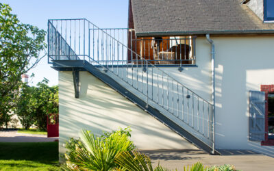Escalier extérieur à limon latéraux – Tarbes (65)