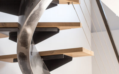 Escalier à limon débillardé double quart tournant – Tarbes (65)