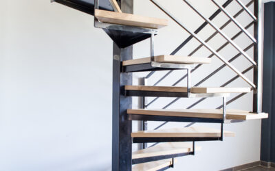 Escalier en colimaçon en acier – Tarbes (65)