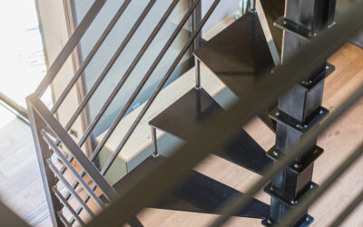 Escalier colimaçon à crémaillère 100% acier – Tarbes (65)