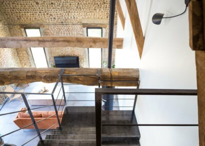 Escalier accordéon métal sur mesure Welding design Soumoulou