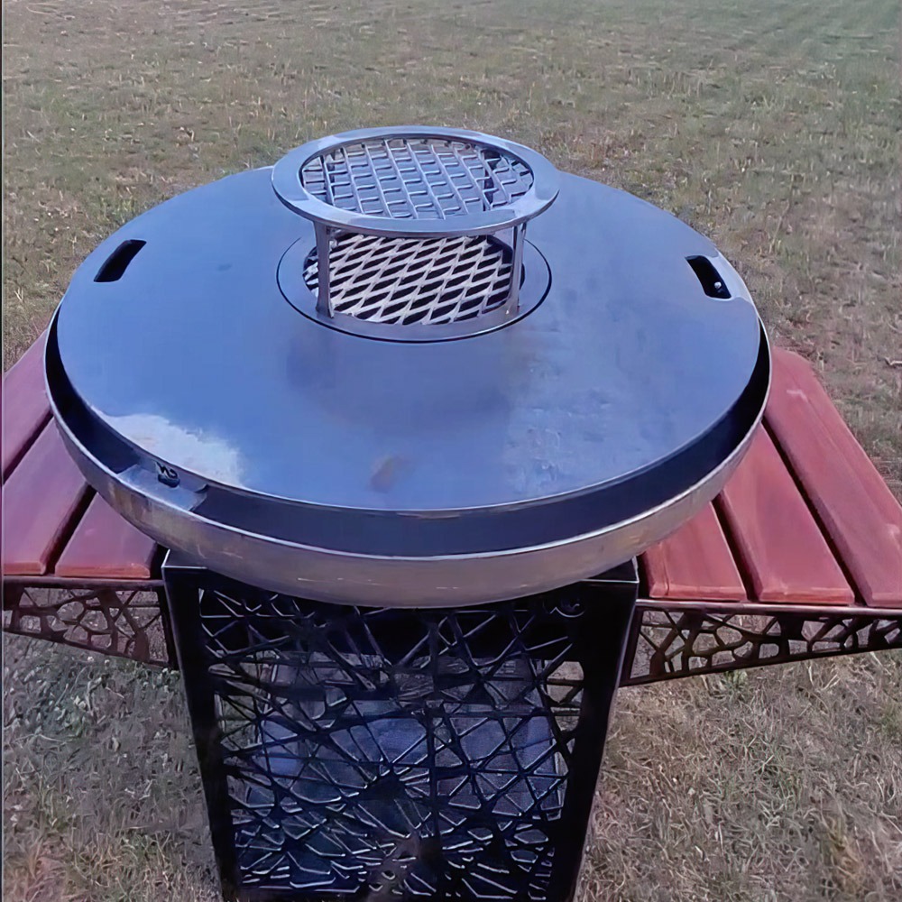Grille centrale double