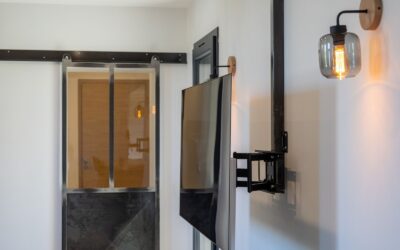 Support TV orientable sur-mesure