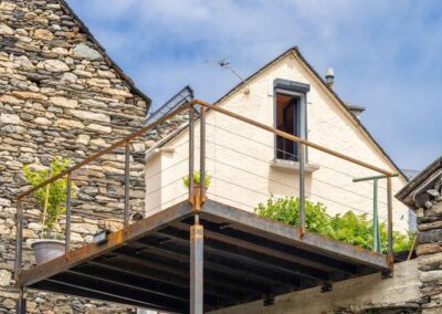 Terrasse Corten - d'en dessous