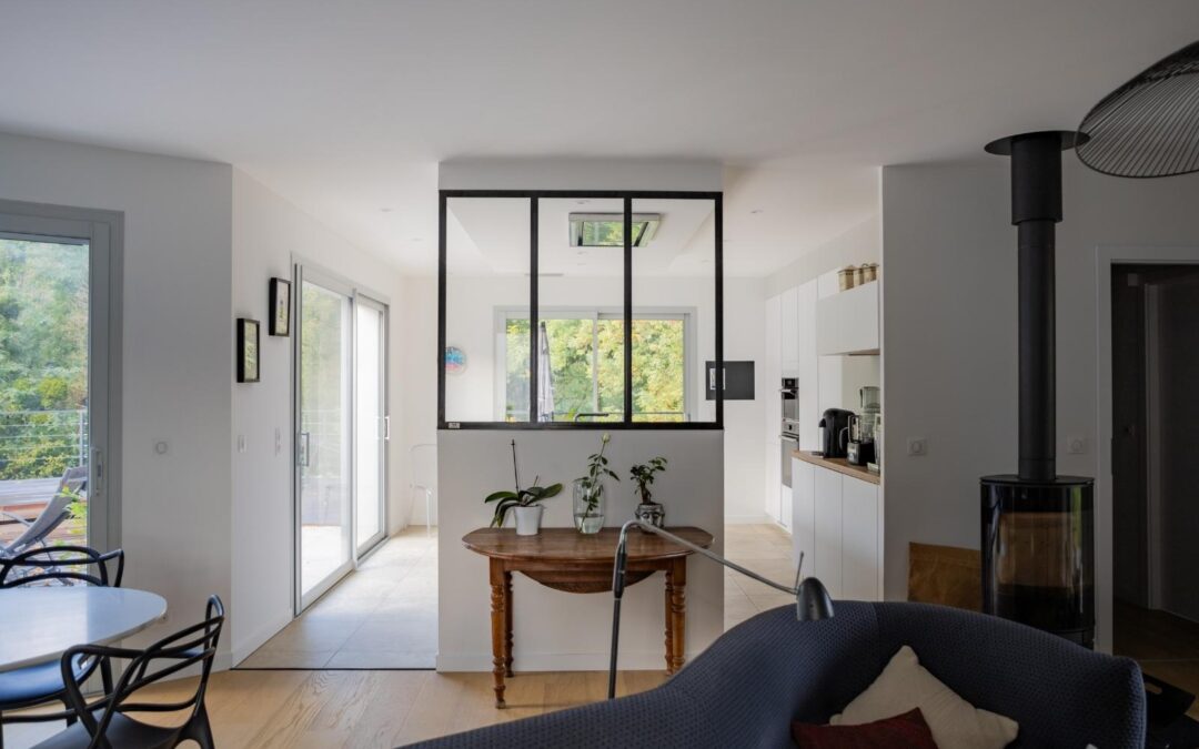 Petite verrière de séparation à Idron