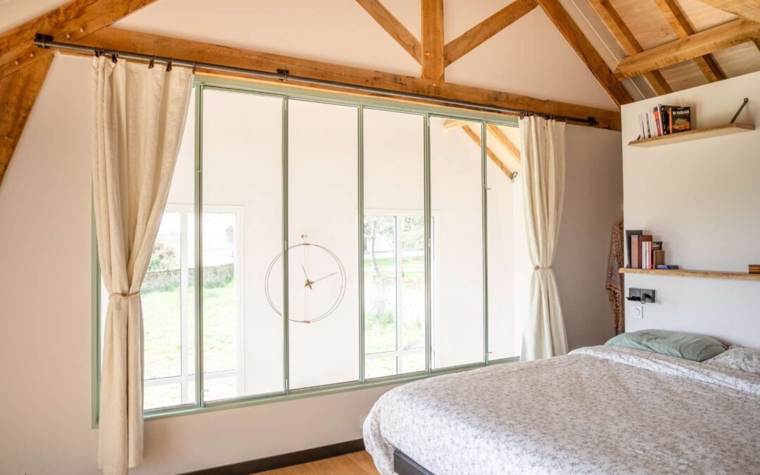 Verrière verte sur-mesure à Oroix (65)