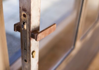 Poignée de porte verrière
