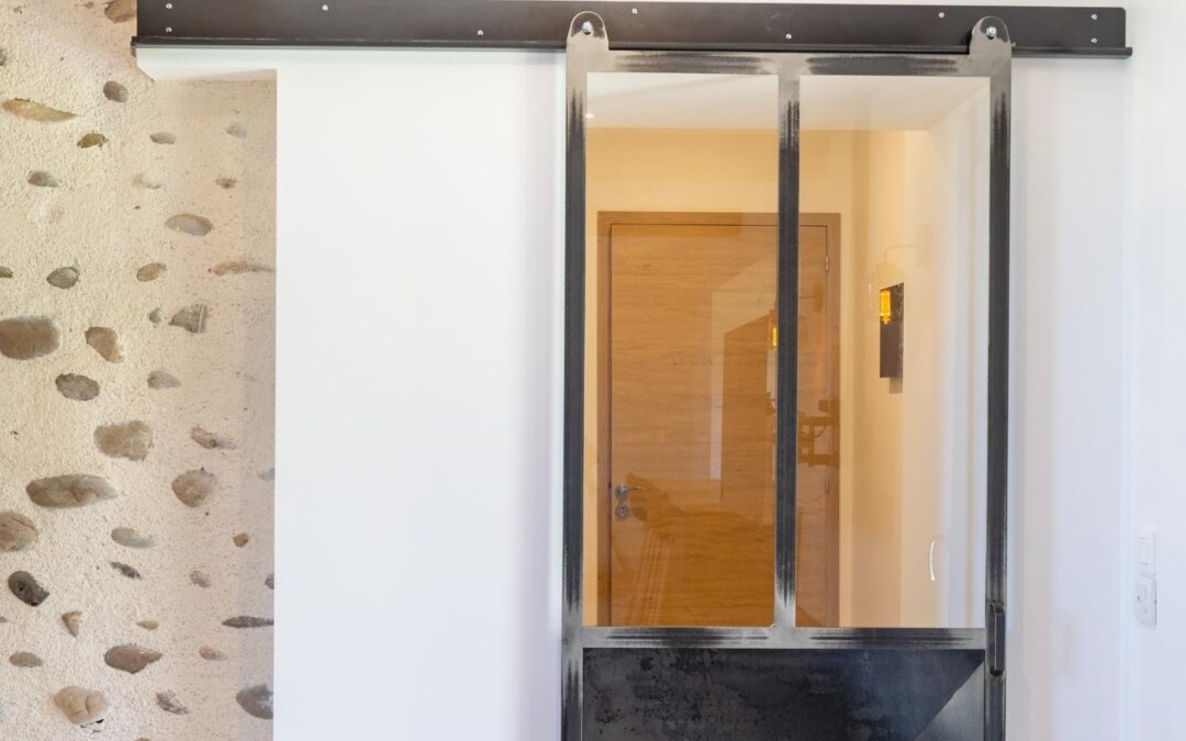 Porte verrière coulissante à Lembeye