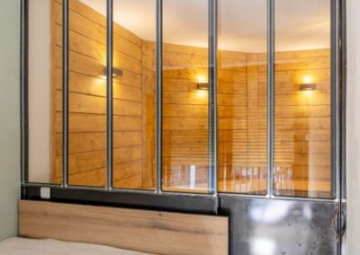 cloison de séparation en acier
